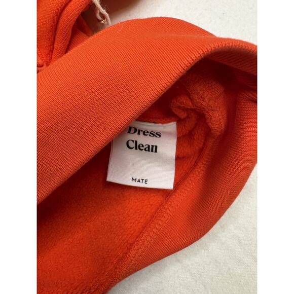 NWT! Mate The Label Sz XS Cherry Cropped Organic Cotton Crewneck Sweatshirt - Picture 5 of 5